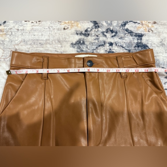 Women’s ABERCROMBIE & FITCH Ultra High Rise Faux Leather Pants Split Hem- Sz 10 - Picture 11 of 11